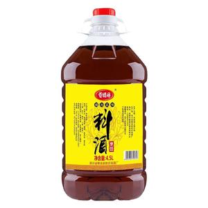 料酒商用大桶4.5L家用调味炒菜去腥烹饪黄酒葱姜料酒红烧提味解腻
