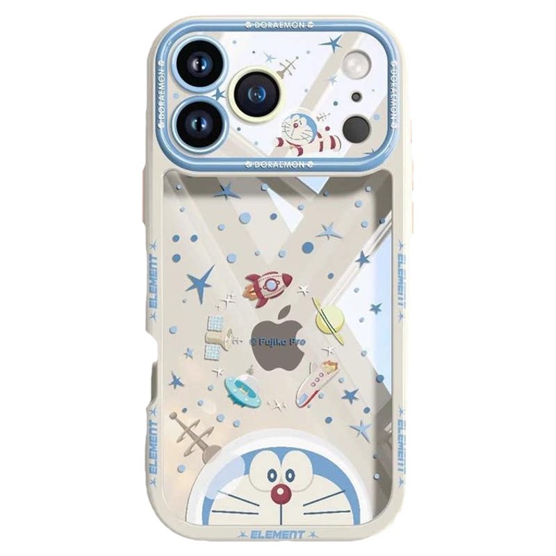 壳钰适用苹果17promax手机壳全包防摔iphoneair新款手机壳哆啦a梦