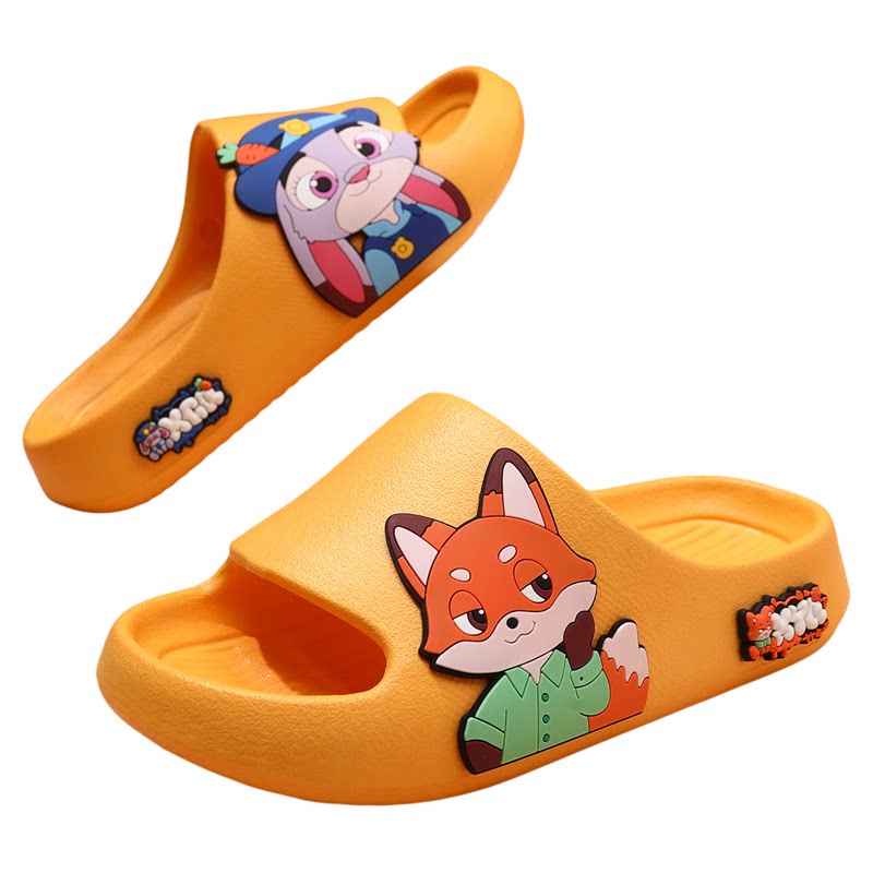 疯狂动物城儿童拖鞋男童防滑防臭男孩室内新款女童洗澡家居卡通