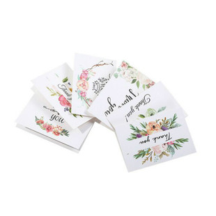 韩版创意感恩节卡片包邮thankyou感谢教师节贺卡祝福圣诞通用留言