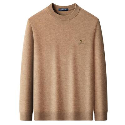 梦特娇一线成衣纯羊毛衫圆领百搭