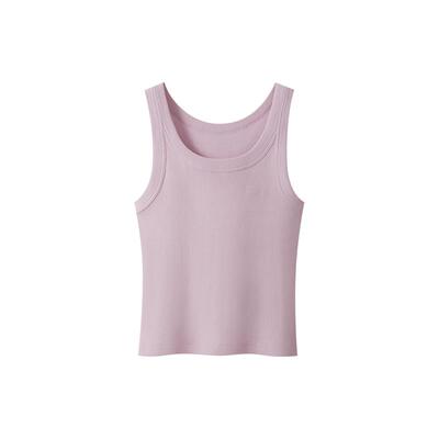 三枪女背心纯棉罗纹透气