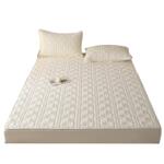 无印良品A类防水抗菌大豆夹棉床笠全棉床罩隔尿床垫保护罩套床单