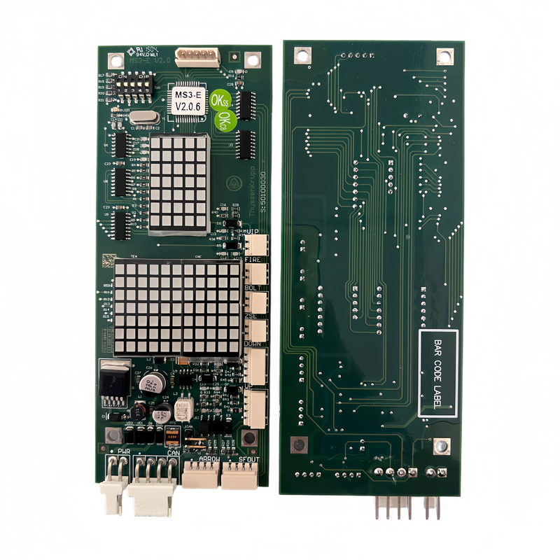 适用于蒂森电梯外呼显示板MS3-E V2.0蒂森外呼板MS5-E2.1全新现货