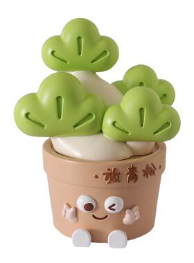 放青松绿植摆件办公室桌面装饰品