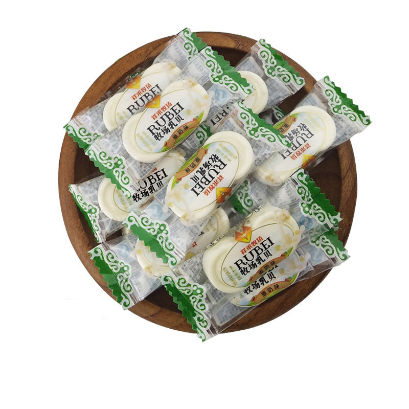 北国情牛奶片500g无蔗糖奶贝零食