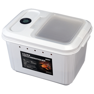 乌龟冬眠箱爬宠保暖窝巴西龟草龟过冬小房子干湿苔藓椰糠土沙用品