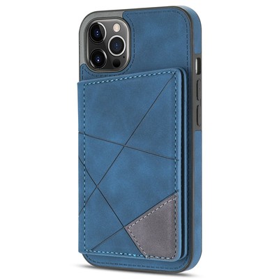 苹果带卡包支架插卡硅胶皮革