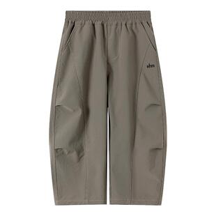 小象汉姆童装男童休闲裤儿童户外工装裤2026春装新款中大童弯刀裤