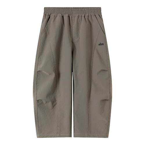 小象汉姆童装男童休闲裤儿童户外工装裤2026春装新款中大童弯刀裤