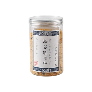 TOMIZ富泽商店海苔脆肉松85g儿童配粥寿司烘焙面包鸡肉类零食