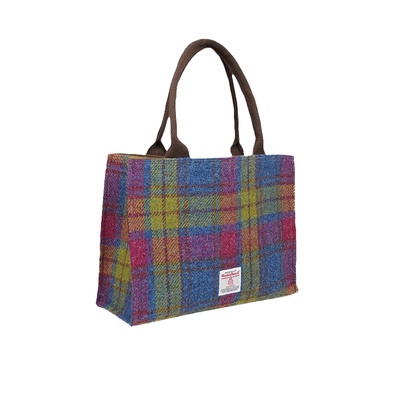 哈里斯粗花呢无印风托特包