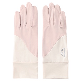 MISSION UV防晒手套女冰丝户外防紫外线徒步薄款钓鱼触屏遮阳手套