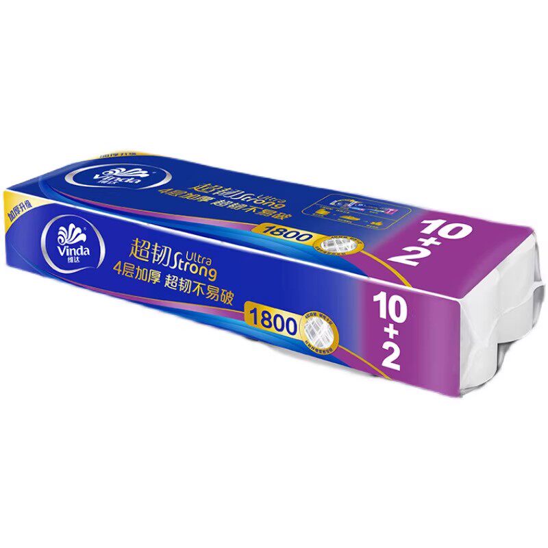 维达卫生纸超韧1800g实惠装家用