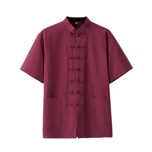 2025新款太极服短袖套装武术表演服装夏季太极拳练功服男春秋T恤