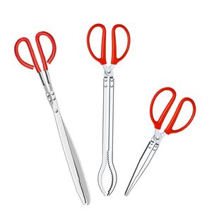 不锈钢垃圾夹环卫工人专用火钳取物拾物器夹子捡东西垃圾钳子加长