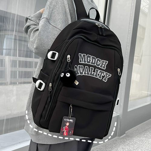 Брендовый ранец, сумка через плечо, вместительный и большой универсальный рюкзак, ноутбук для школьников, в корейском стиле, для средней школы, подходит для студента