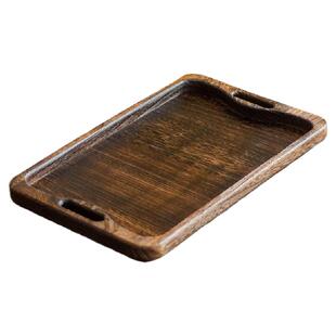 实木茶盘中式复古木质托盘家用喝茶杯托盘古风民宿禅意长方形套盘