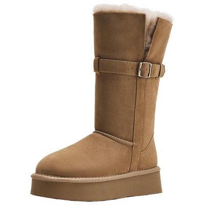 热风女鞋24冬雪地靴新品5折起