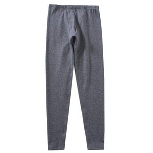 羊毛蚕丝德绒秋裤男冬保暖裤加绒加厚宽松防寒棉毛线裤衬裤打底裤