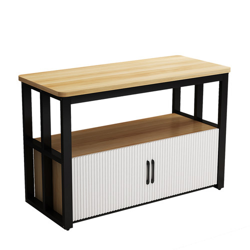 厨房置物架切菜台落地多层储物柜微波炉烤箱收纳柜家用厨房切菜桌