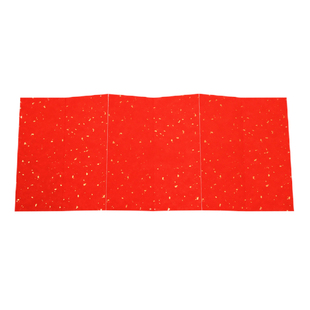 婚书结婚 订婚书 红色空白半生熟宣纸奏折书法小楷册页本折页喜帖