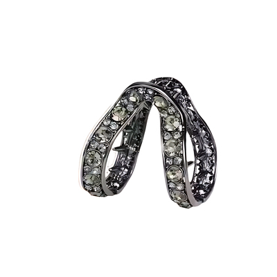 高马尾V型水钻抓夹固定神器