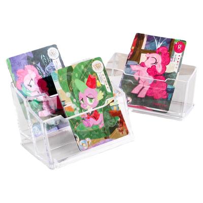 小马宝莉卡位盒卡片收纳盒闪卡位透明盲盒分卡盒整理卡牌展示架