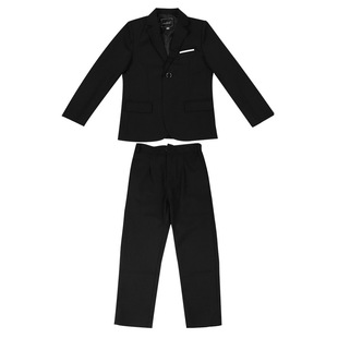 胖儿童西装套装英伦风男童加肥大码西服外套花童主持人钢琴演出服