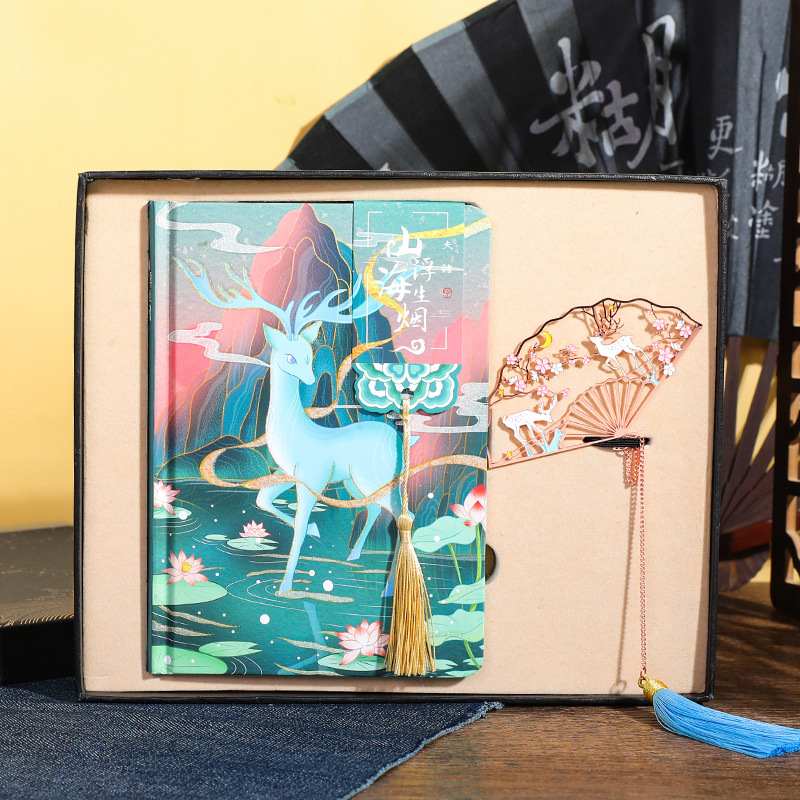 手帐本网红手日记本心账本礼盒精美仙女公主少女套装笔记本小古风