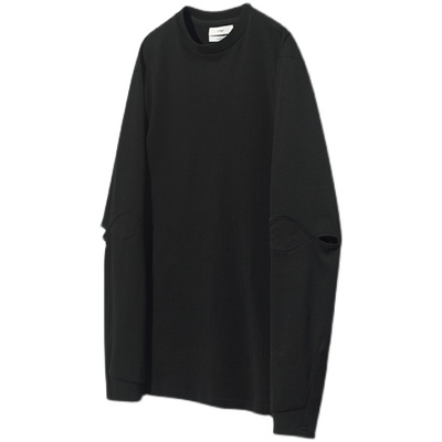 ATTEMPTAW23错位结构长袖T恤