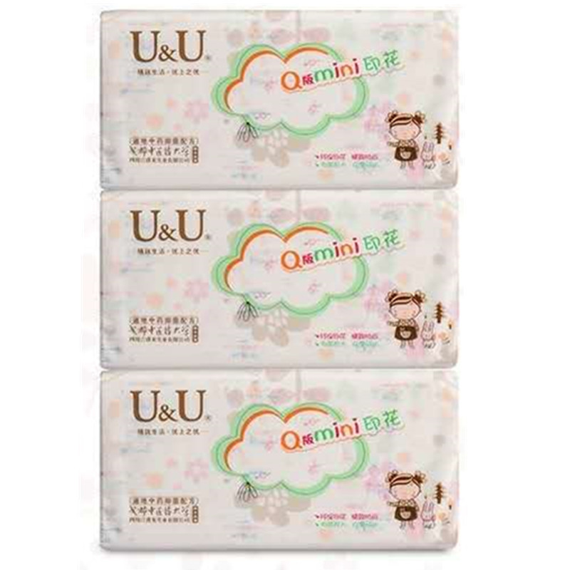 U&U抽纸抑菌卡通印花纸巾