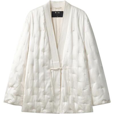 【新中式】播 bo 商场同款24冬新V领气质羽绒服BDR3RD2138