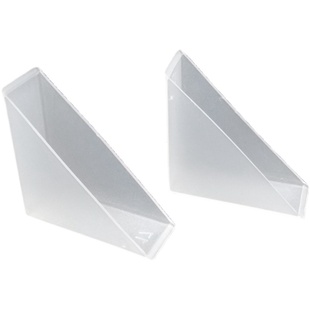 透明防撞角包角玻璃橱柜门板材相框快递打包白色环保塑料护角热销
