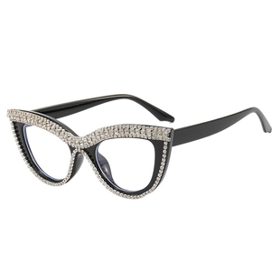 women Cat Eye Sunglasses fashion Sun glass复古墨镜猫眼太阳镜