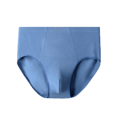 高腰深裆男士三角内裤莫代尔棉