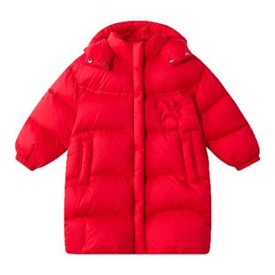 [三防蓄热]笛莎官方旗舰女童羽绒服长款冬季新款儿童宝宝童装保暖