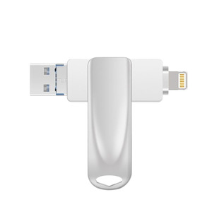 适用苹果手机U盘正品512g三接口USB3.0双接口128GB高速内存扩容