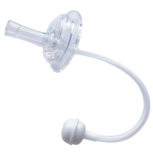 适配贝亲NUK奶瓶重力球吸管配件宽口径转换鸭嘴奶嘴学饮杯替换头