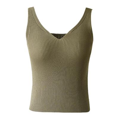 popchrio海鸥领外穿吊带背心