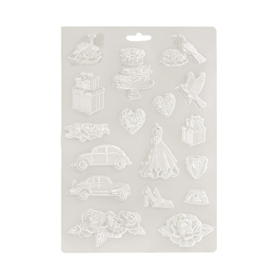 Stamperia 公主日记 A4软模具 timeless shop Soft Mould