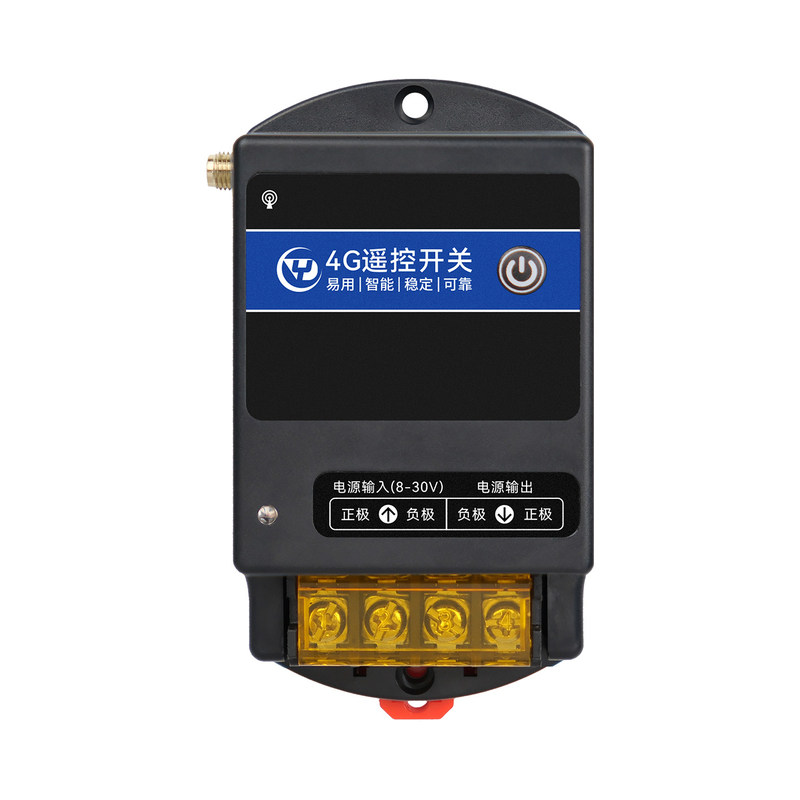 银尔达4G全网通RTU一路30VDC 30A继电器控制按键输入检测电压检测