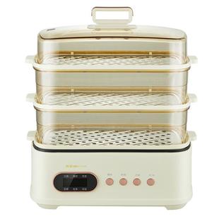 金正电蒸锅多功能家用三层蒸箱蒸煮炖一体锅全自动预约定时早餐机