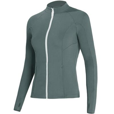 瑜伽服女上衣T恤修身显瘦罩衫