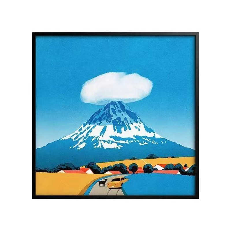 治愈极简玄关风景客厅卧室装饰画