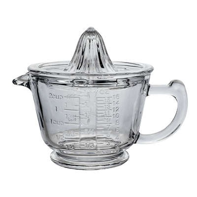 家用玻璃手动柠檬榨汁神器大容量