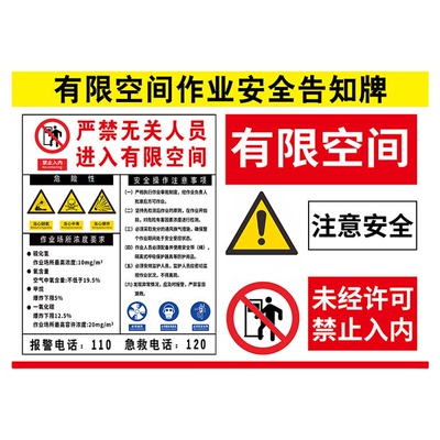 新版有限空间，源头厂家可定制