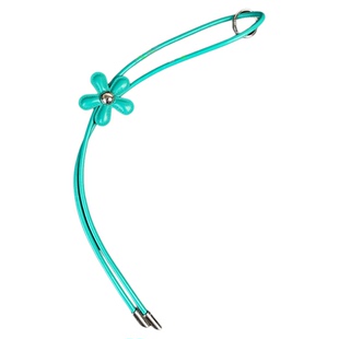 从不睡觉 RUMU风格手工小羊皮挂件kenijima同款绿色小花裤链配饰