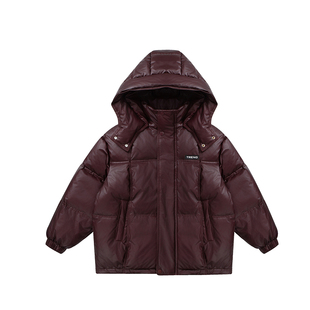 冬季儿童温变色羽绒服2026新款洋气男女童韩国连帽抗寒白鸭绒外套