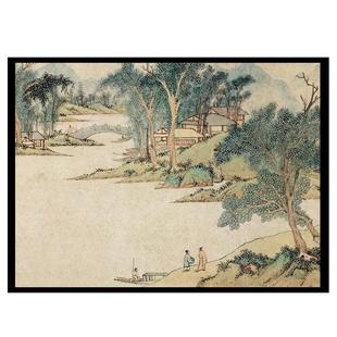 宣纸艺术微喷打印名人书法山水国画照片装饰画字画冲印美术复制